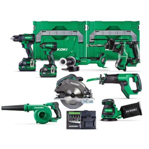 HiKOKI 36V/18V Brushless MULTI VOLT 8-Tool Kit