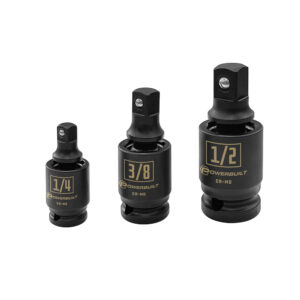 3pc Impact Universal Joint Set