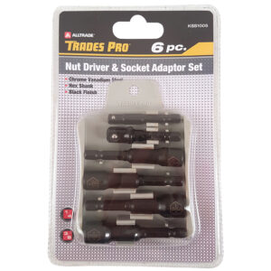 4pc Nut Driver & 2pc 1/4"