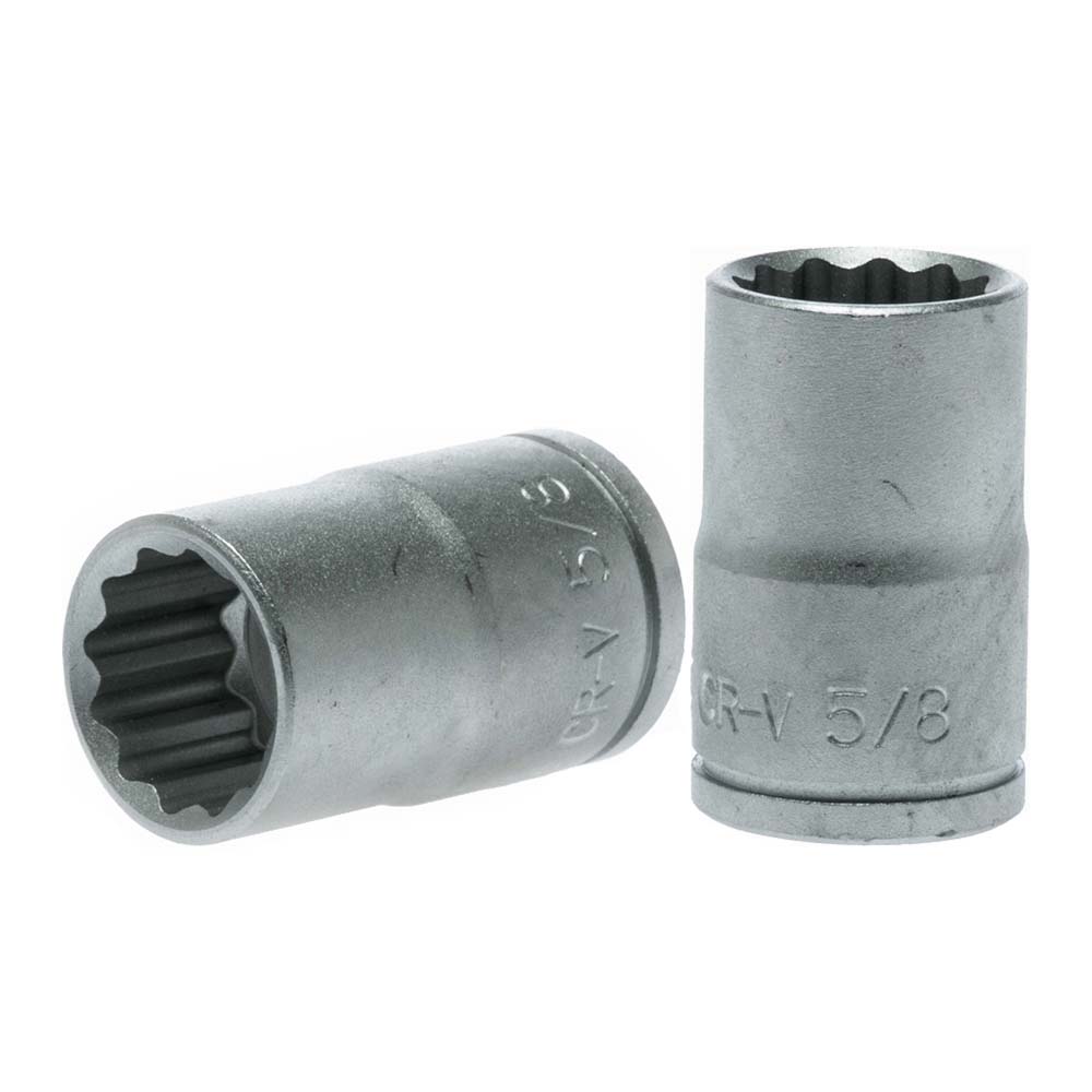 Teng 1/2in Dr. Socket 5/8in 12Pnt 1 Teng 1/2in Dr. Socket 5/8in 12Pnt