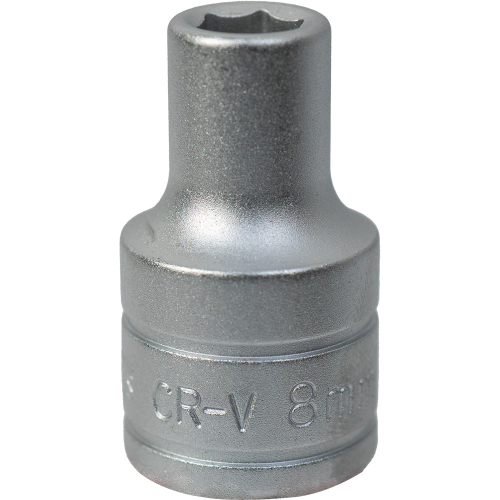 Teng 1/2in Dr. Socket 8mm 6Pnt 1 Teng 1/2in Dr. Socket 8mm 6Pnt