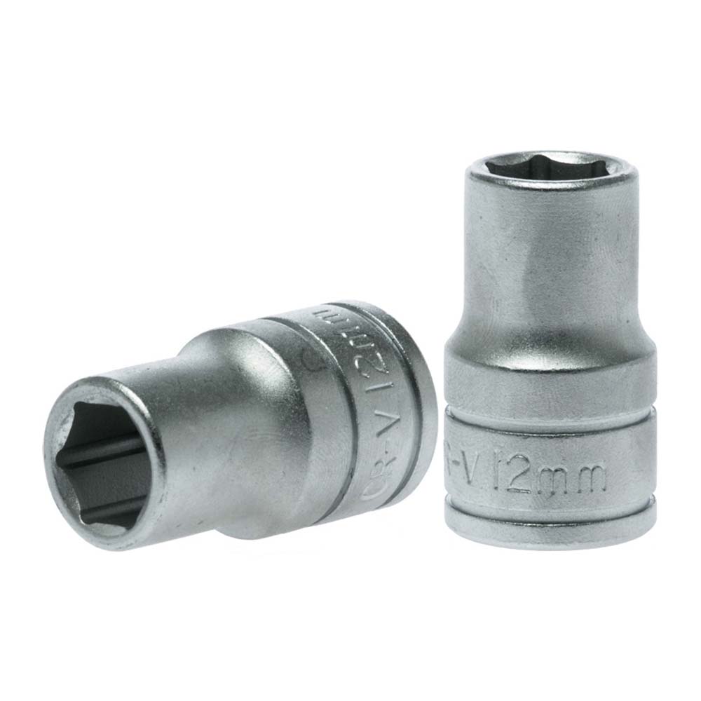 Teng 1/2in Dr. Socket 12mm 6Pnt 1 Teng 1/2in Dr. Socket 12mm 6Pnt