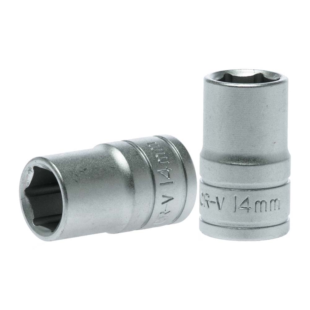 Teng 1/2in Dr. Socket 14mm 6Pnt 1 Teng 1/2in Dr. Socket 14mm 6Pnt