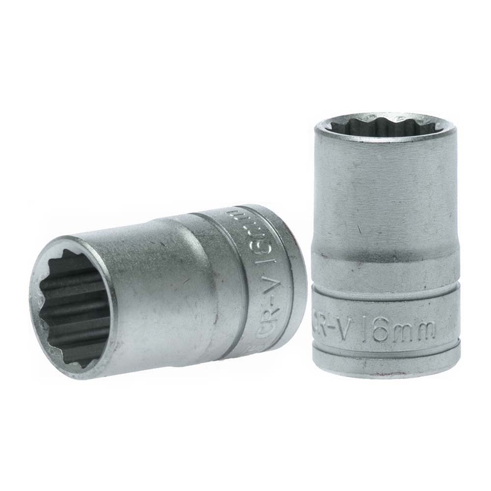 Teng 1/2in Dr. Socket 16mm 12Pnt 1 Teng 1/2in Dr. Socket 16mm 12Pnt