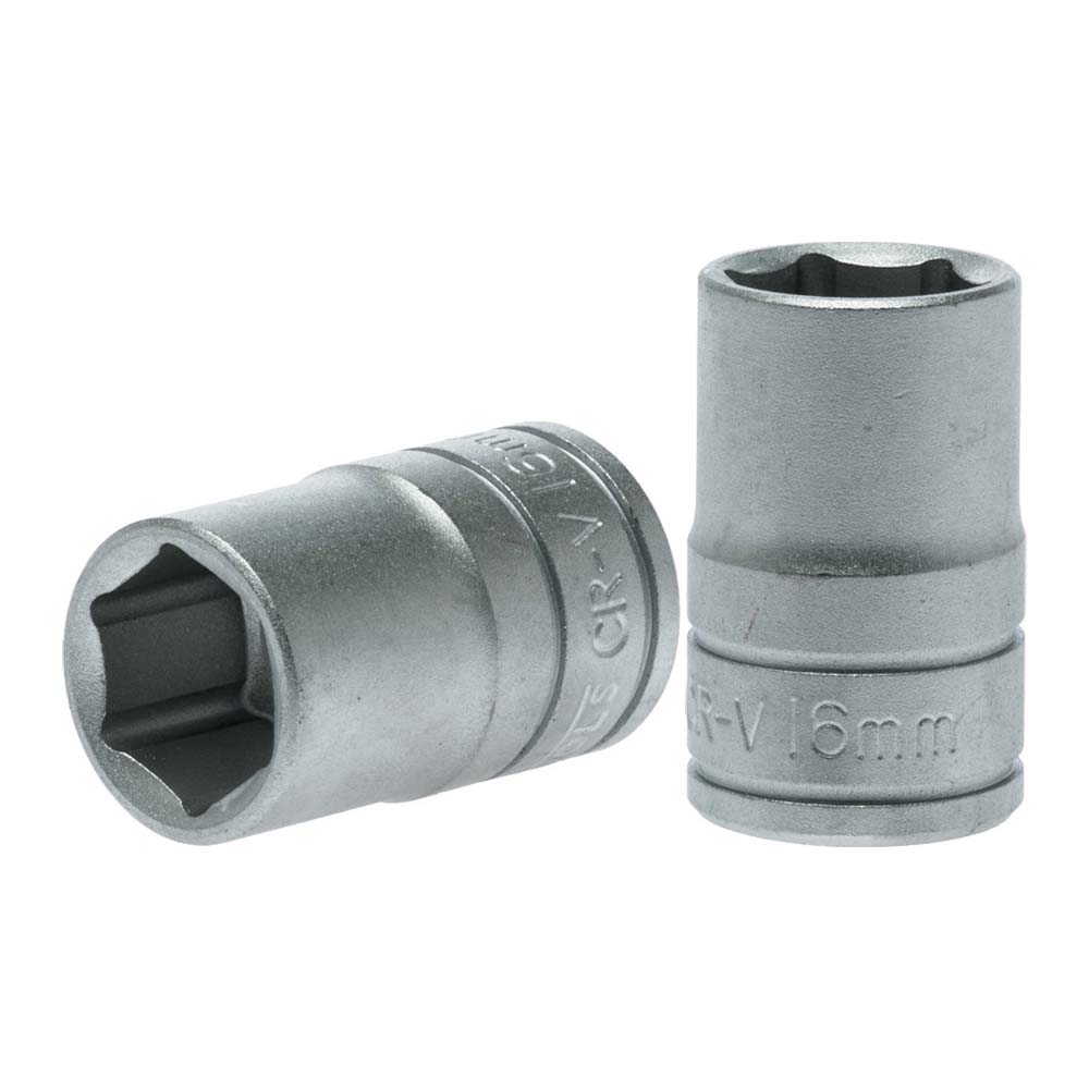 Teng 1/2in Dr. Socket 16mm 6Pnt 1 Teng 1/2in Dr. Socket 16mm 6Pnt