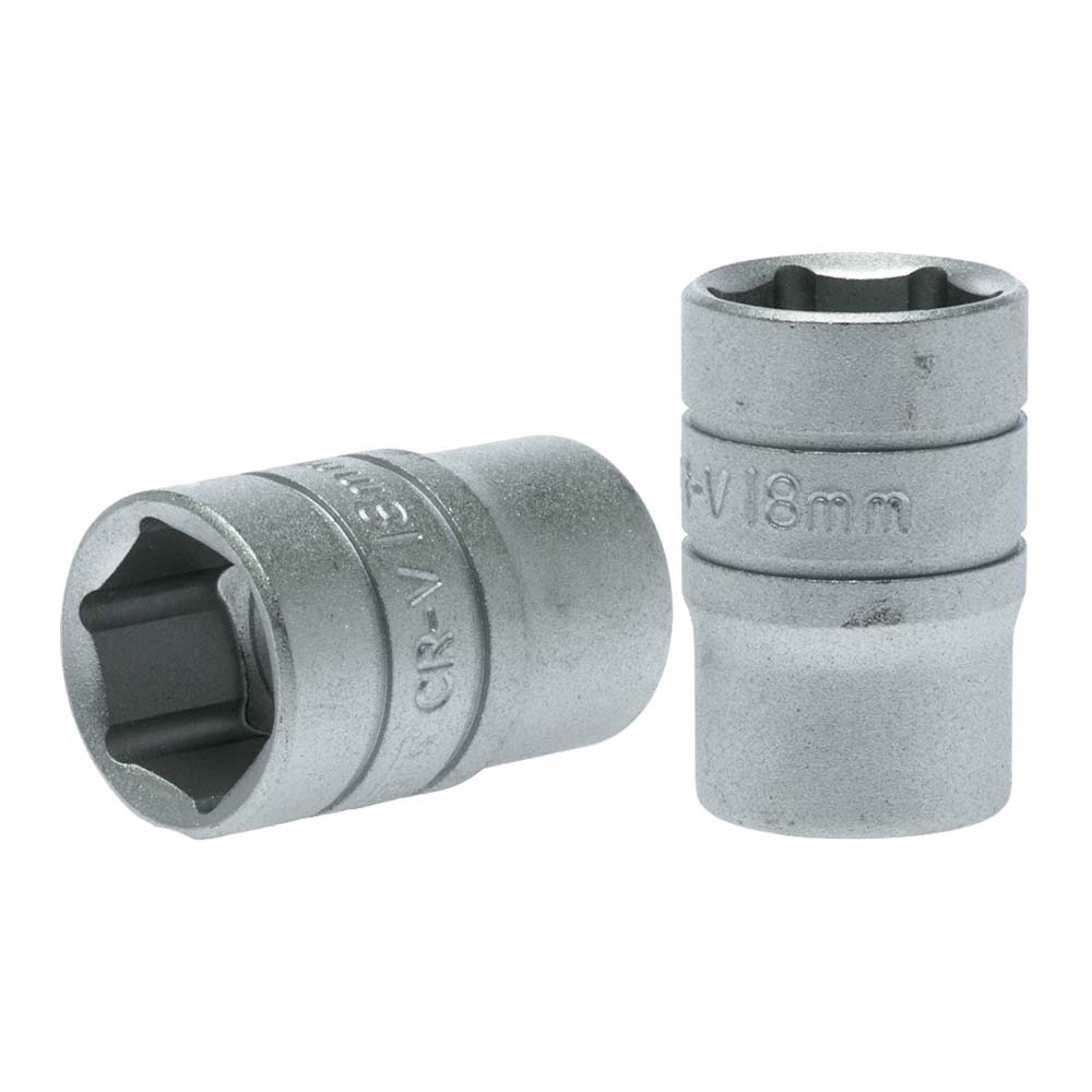 Teng 1/2in Dr. Socket 18mm 6Pnt 1 Teng 1/2in Dr. Socket 18mm 6Pnt