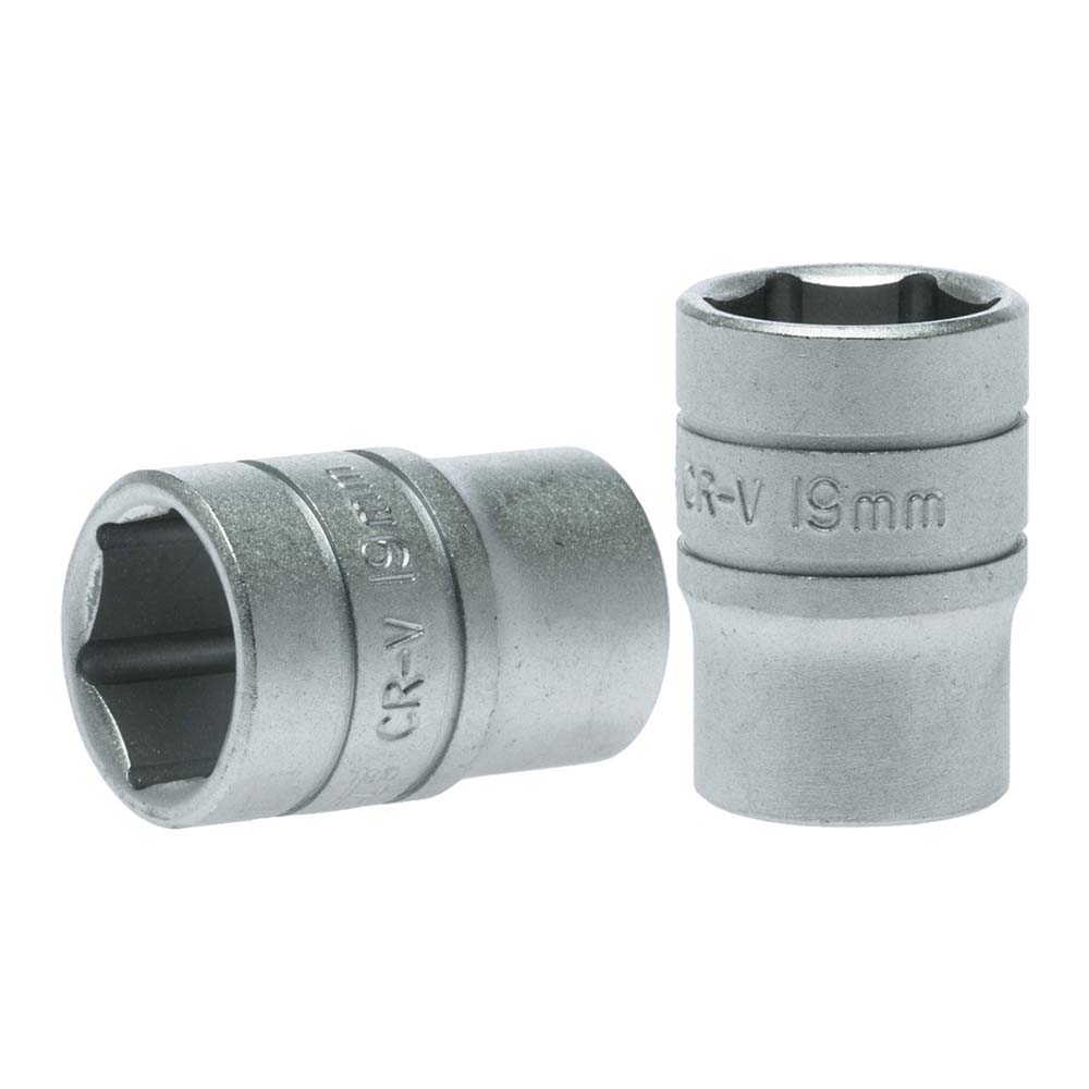 Teng 1/2in Dr. Socket 19mm 6Pnt 1 Teng 1/2in Dr. Socket 19mm 6Pnt