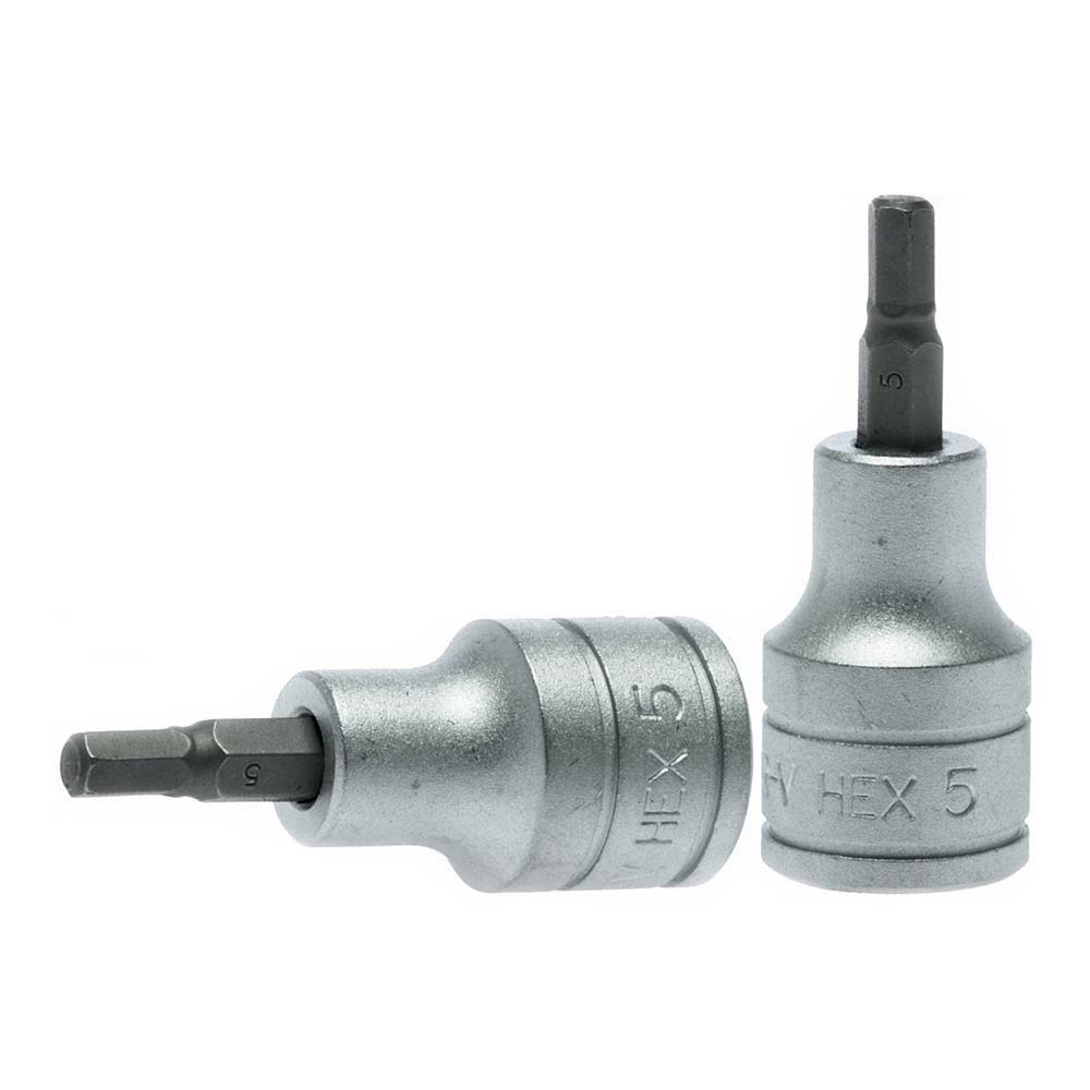 Teng 1/2in Dr. Bit Socket Hex 5mm 1 Teng 1/2in Dr. Bit Socket Hex 5mm