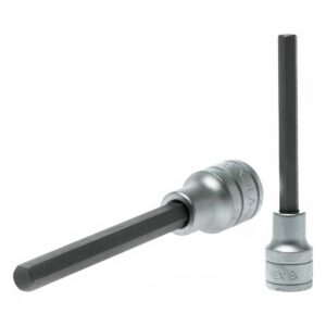 Teng 1/2in Dr. Bit Socket Hex 8mm x 115mm (L)
