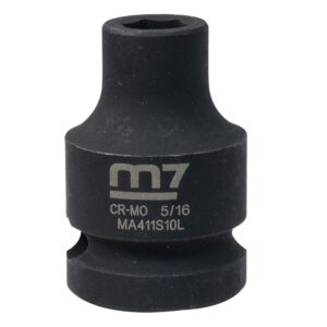 M7 Impact Socket 1/2in Dr. 5/16in