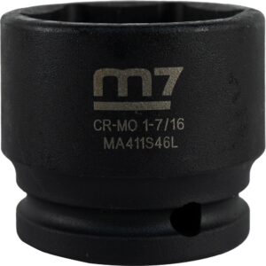 M7 Impact Socket 1/2in Dr. 1-7/16in