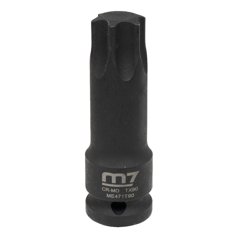 M7 Torx Impact Socket 1/2in Dr. T90 1 M7 Torx Impact Socket 1/2in Dr. T90