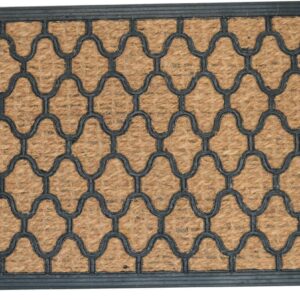 Xcel Door Mat - Rubber & Coir 600mm x 400mm