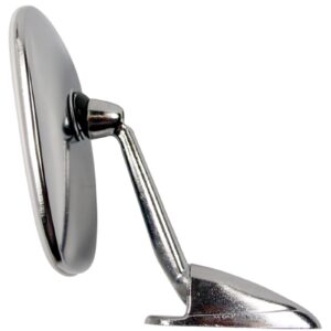 THM KL376 Car Mirror Chrome Universal 100 x 145mm with Bracket Flat