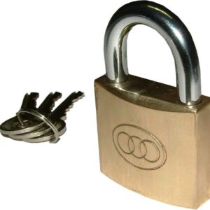 Tri-Circle Brass Padlock - #265 50mm