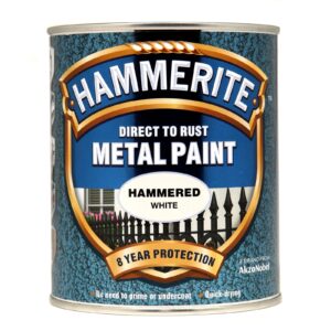 Hammerite Hammered 750ml White