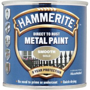 Hammerite Smooth 250ml Gold