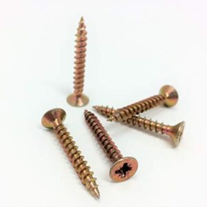 Prepax DIY SCREWS Z.P 4 Gauge 16mm CounterSunk POZI (12)