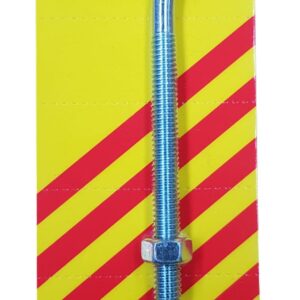 Xcel Eye Bolt & Nut ZP 100mm x 8mm Carded
