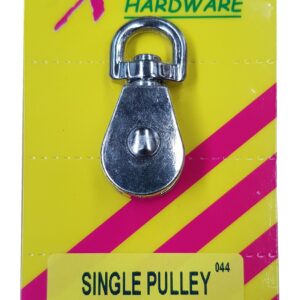 Xcel Single Awning Pulley - Galvanised 20mm Carded
