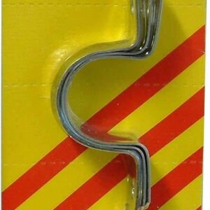 Xcel Pipe Saddles - Galvanised 3-pce 20mm Carded