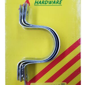 Xcel Pipe Saddles - Galvanised 3-pce 32mm Carded