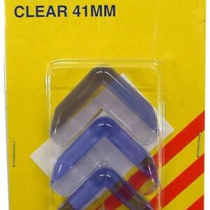 Xcel Corner Protectors - Clear Stick On 4-pce 41mm Carded