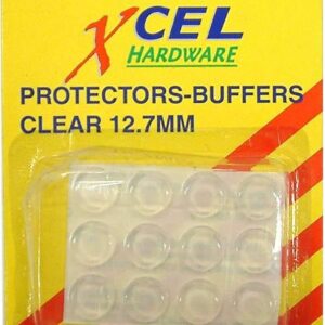 Xcel Buffer Protectors - Clear Stick On 12-pce 13mm Carded