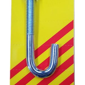 Xcel J-Bolt & Nut ZP #J6 3-3/4 x 3/8 inch Carded