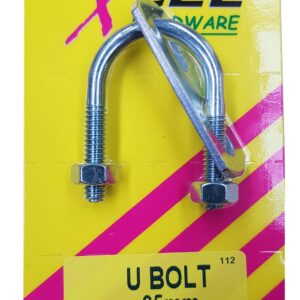 Xcel U-Bolt ZP 25mm Carded