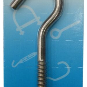 Xcel Screw Hook Stainless Steel #324SS 100mm x 8mm Carded