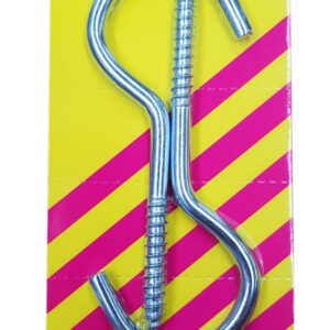 Xcel Screw Hooks ZP #16 2-pce 100mm x 6.2mm Carded