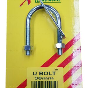 Xcel U-Bolt ZP 35mm Carded