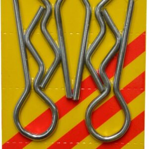 Xcel R-Clips #S10 4-pce 64mm x 3mm Carded