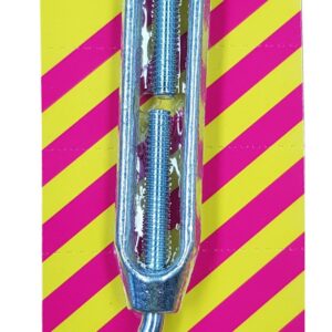 Xcel Turnbuckle Open Body Alloy Hook & Eye 6mm Carded