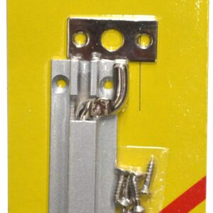 Xcel Necked Socket Bolt - Satin Chrome On Brass 100mm Carded