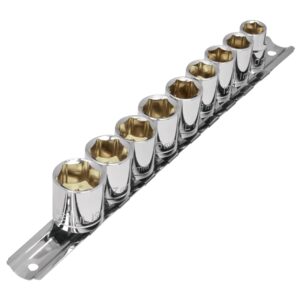 Pretul Sockets 3/8"Drive in Organiser - Metric 10 - 19mm 9-pce