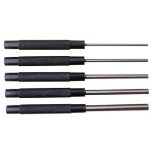 Ozar Pin Punch Set 5pc Long Drive 1/8"-3/8"