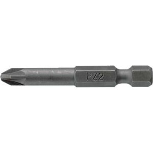 Teng 2Pc 1/4in Hex PZ#1 Bit x 70mm (L)