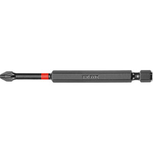Teng 1pc 1/4in PZ#2 Impact Screwdriver Bit 89mm