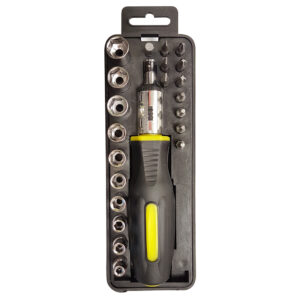 22pc Ratchet Bit Driver