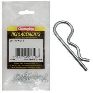 Champion R - Clip To Suit 5/16in To 1/2in Shaft Dia. - 100pk