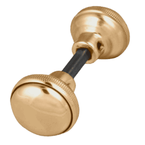 Xcel Rim Lock - Spare Knobs & Spindle Brass Plated