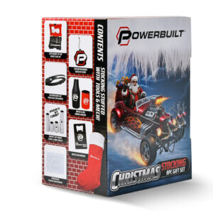 Powerbuilt Christmas Stocking 9pc Gift Set