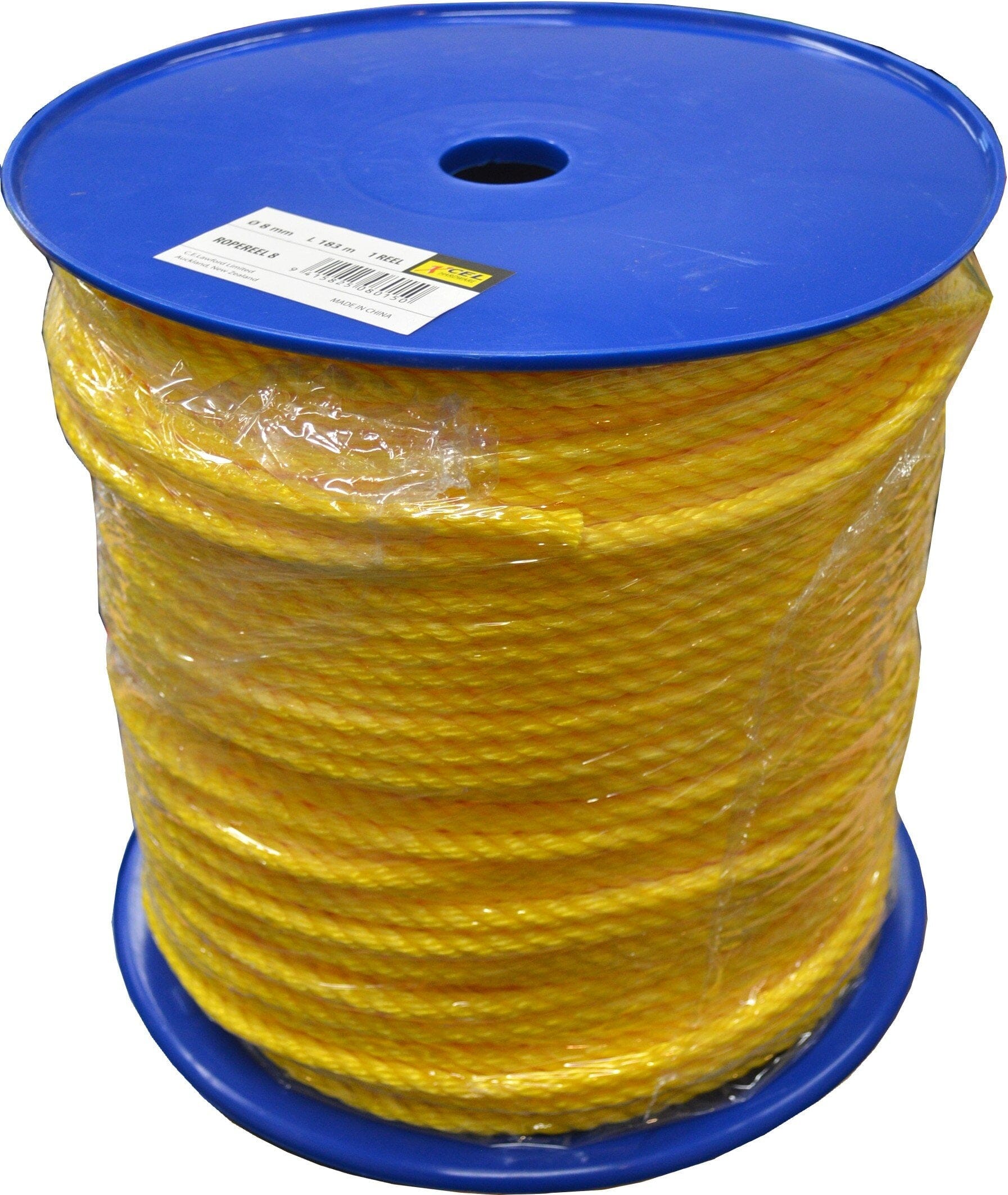 Xcel Rope - Yellow Polypropylene 183m Reel 10mm 1 Xcel Rope - Yellow Polypropylene 183m Reel 10mm