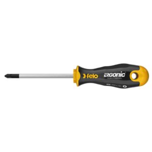Felo 402 Ergonic Screwdriver Phillips #2 x 100mm Hardened Tip
