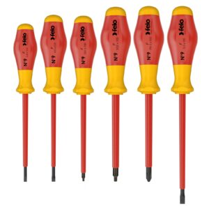 Felo 913 Screwdriver Set 6pc VDE Insulated