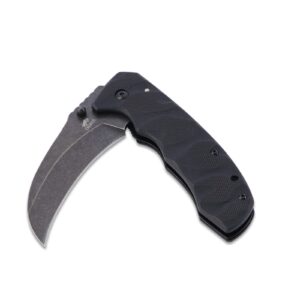 Taurus Stainless Steel Pocket Knife with Blackened Finish