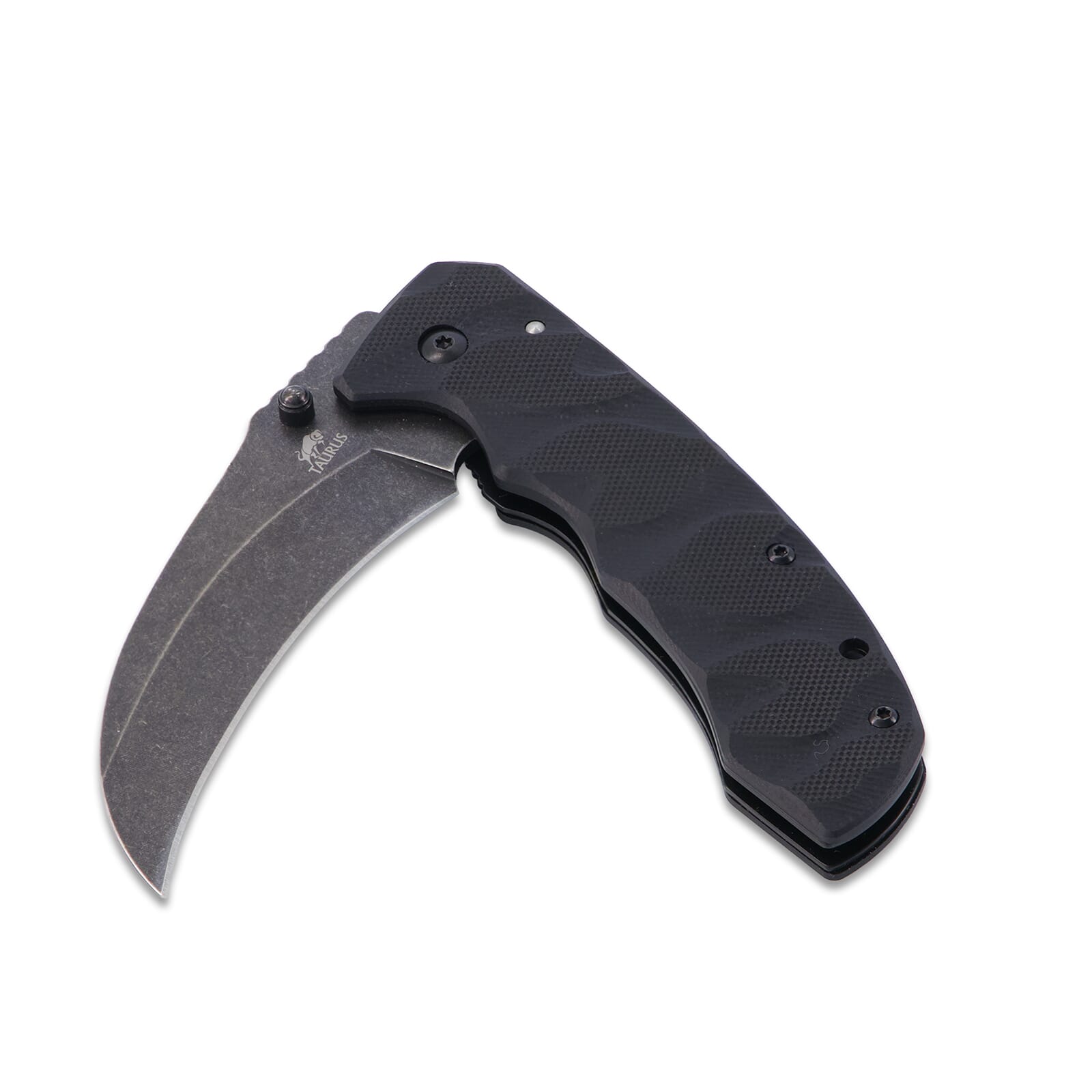 Taurus Stainless Steel Pocket Knife with Blackened Finish 1 Taurus Stainless Steel Pocket Knife with Blackened Finish