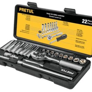 Pretul Socket Set 1/4"Drive - Metric 22-pce